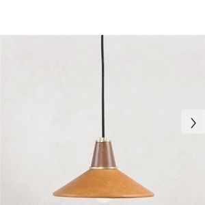 Brand new never opened Holt Leather Pendant Pottery Barn